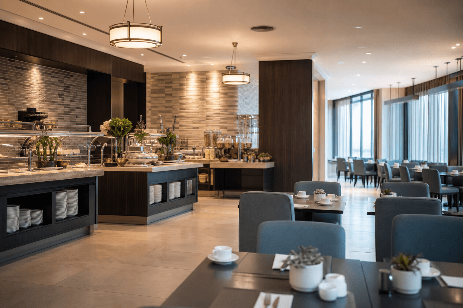 Sala colazione e aree F&B