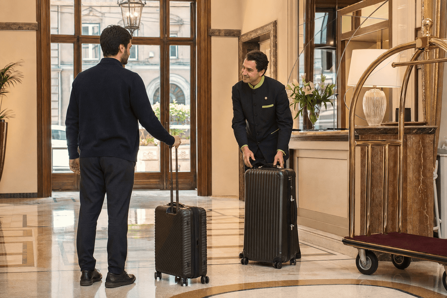 Servizio facchinaggio hotel Roma